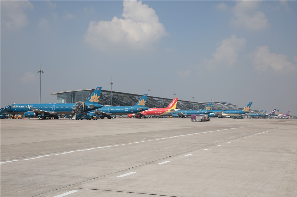 ACV mở rộng hợp tác, phát triển mạng lưới đường bay quốc tế. Ảnh sân bay Nội Bài. Ảnh Anh Phú