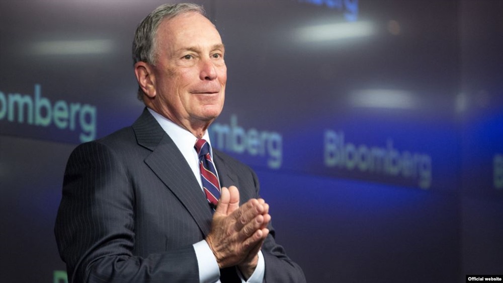 Ông Michael Bloomberg. Ảnh: Website Bloomberg