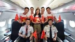 vietjet mien phi mot nam bay khap chau a cho cau thu va bhl tuyen bong da nu va u22 viet nam