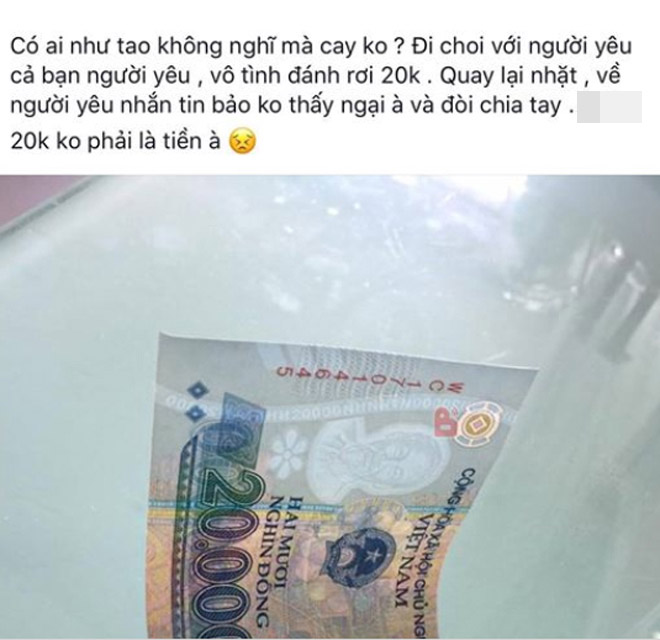 anh chang so nho bi chia tay chi vi quay lai nhat 20000 danh roi