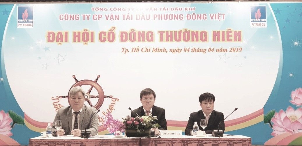 pvtrans oil to chuc dai hoi dong co dong thuong nien nam 2019