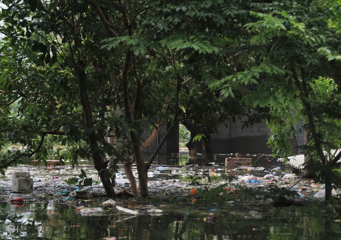 bien rac bua vay nguoi dan vung lu ha noi