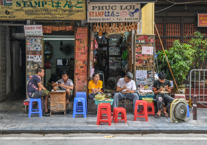 nghe khac con dau thu cong o pho co ha noi