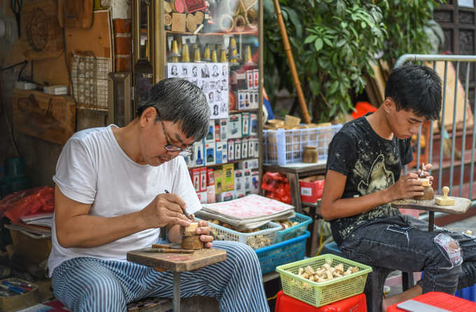 nghe khac con dau thu cong o pho co ha noi