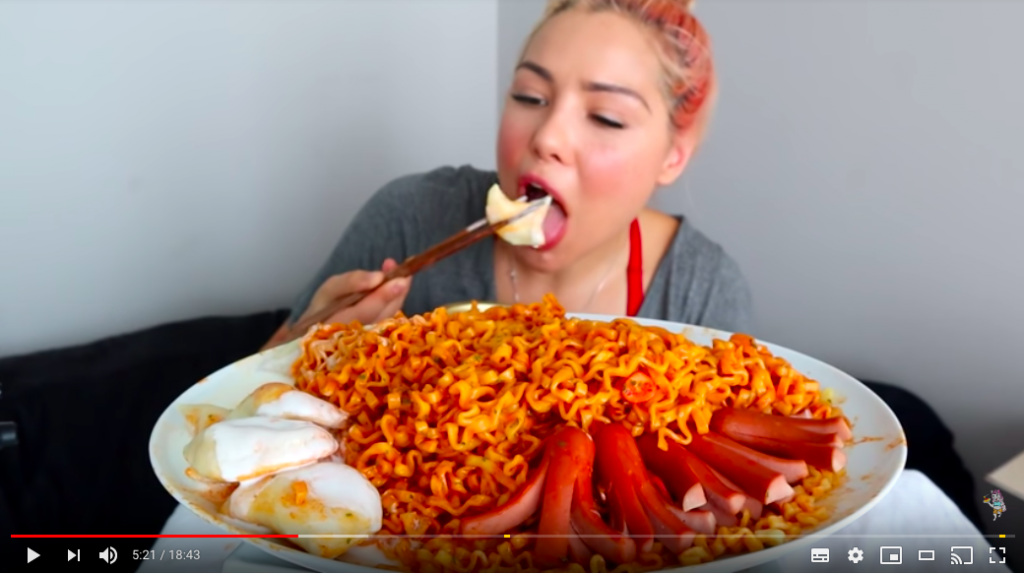 trao luu mukbang ngon mat ngon mieng nhung nhieu hiem hoa