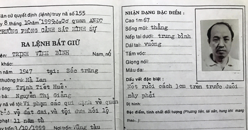 vi sao co vu kien cua ong trinh vinh binh