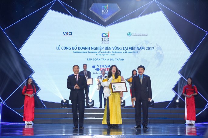 tan a dai thanh nhan giai thuong uy tin ve phat trien ben vung