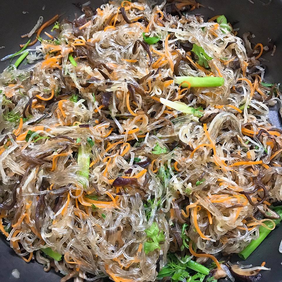 Cách làm miến xào chay cho ngày Rằm cach lam mien xao chay cho ngay ram