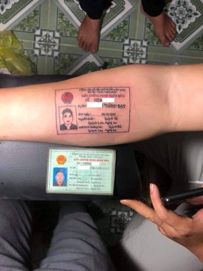 luon quen cmnd chang trai viet xam luon len tay xuat hien tren bao nuoc ngoai