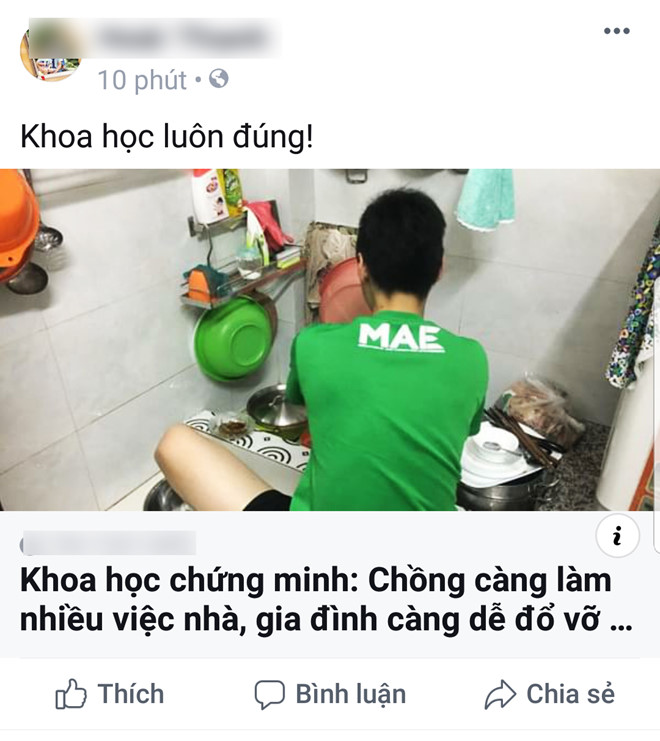 chong lam nhieu viec nha gia dinh do vo dan mang tranh cai nay lua