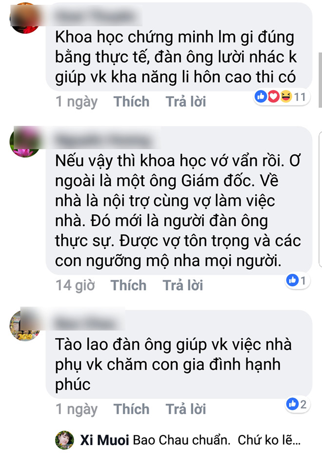 chong lam nhieu viec nha gia dinh do vo dan mang tranh cai nay lua