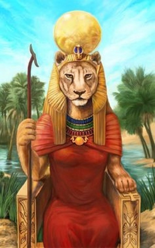 sekhmet nu than ai cap co va ma ca rong dau tien cua the gioi