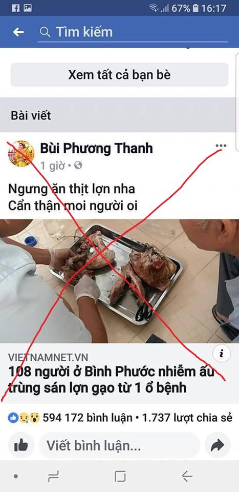 kiem tra thong tin phuong thanh keu goi ngung an thit lon