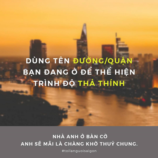 facebooker dua nhau the hien trinh do tha thinh qua ten duong quan