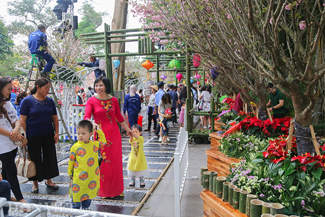 anh nguoi ha noi xung xinh kimono do xo den du le hoi hoa anh dao