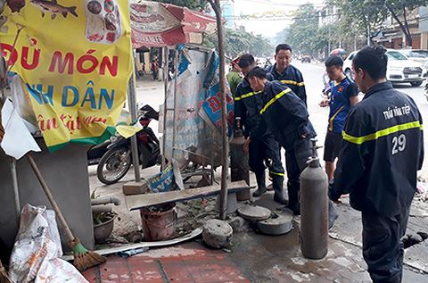 yen bai no binh hydro bom khi bong bay