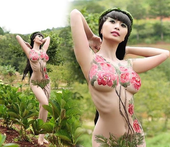 ngam nhung tac pham body painting goi cam nhat cua dan mau noi tieng