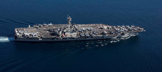 Nhà báo Đức nghi ngờ khả năng tàu sân bay Mỹ nha bao duc nghi ngo kha nang tau san bay my