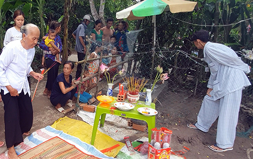 nguoi dan keo nhau xem hoa nua chuong no o kien giang
