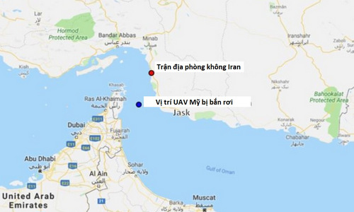 trump noi vu iran ban roi may bay khong nguoi lai la con sau lam rau noi canh