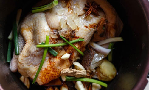 luoc ga kieu nay thit vua mem vua thom ngon kho cuong