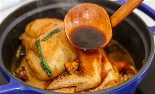 luoc ga kieu nay thit vua mem vua thom ngon kho cuong