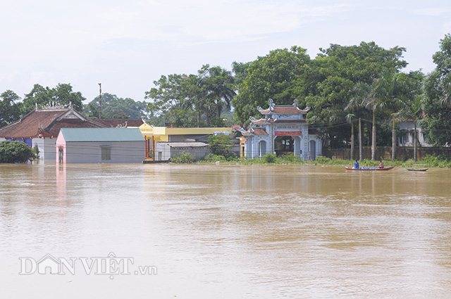 ha noi ngap ngay thu 9 nuoc mat nong dan hoa vao nuoc lu