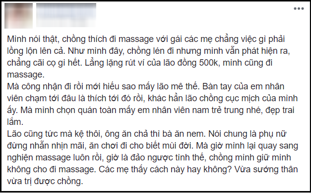 chong thich di massage gai tre vo dung chieu an nem khien mang xa hoi day song