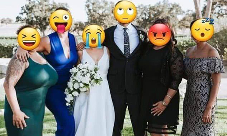 Cô dâu nhờ sửa ảnh cưới vì thân hình đồ sộ của khách mời co dau nho sua anh cuoi vi than hinh do so cua khach moi