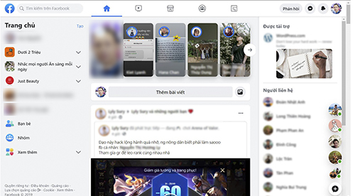 facebook bat dau thu nghiem che do toi cho giao dien web
