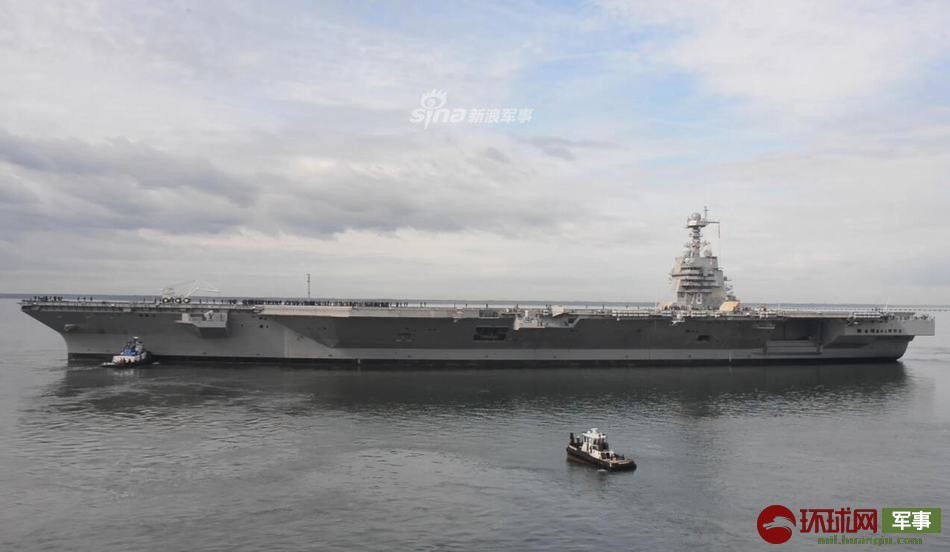 anh my chuan bi ha thuy sieu tau san bay hat nhan lop ford thu hai