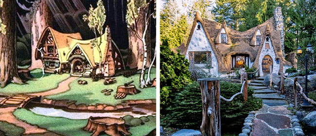 nhung can nha di trong hoat hinh khong ngo lai co ngoai doi thuc