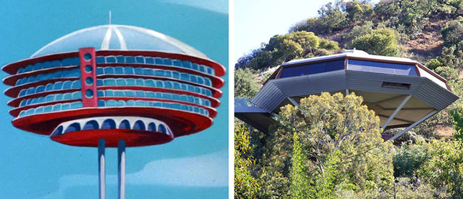 nhung can nha di trong hoat hinh khong ngo lai co ngoai doi thuc