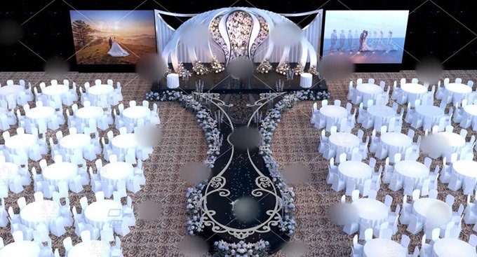 cap doi thai nguyen chi 4 ty trang tri tiec cuoi gay sot