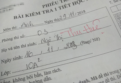 nhung khoanh khac quen nao khi kiem tra cua hoc tro