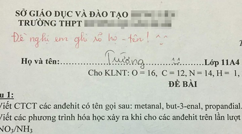 nhung khoanh khac quen nao khi kiem tra cua hoc tro