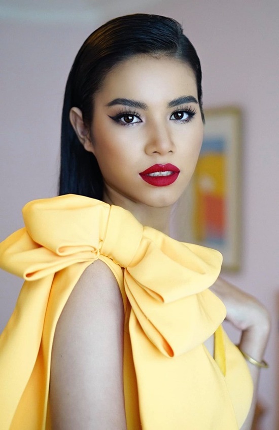 co gai giong pham huong o miss universe vietnam 2019