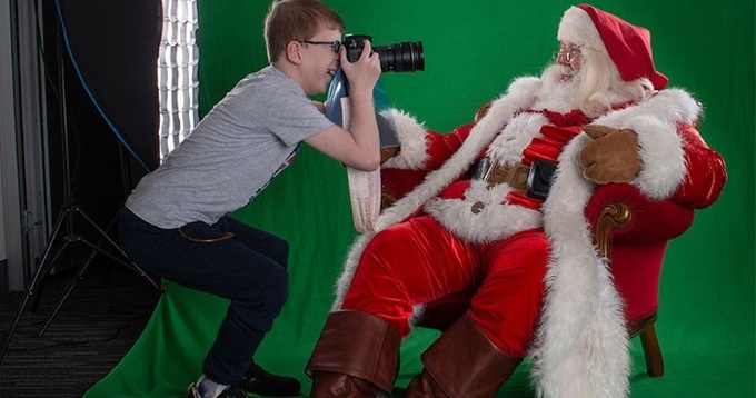 photoshop anh noel cho benh nhi de lan toa yeu thuong