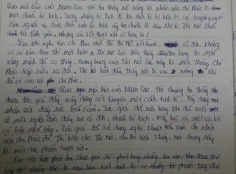 cuoi ra nuoc mat voi bai thi ngu van cua hoc sinh