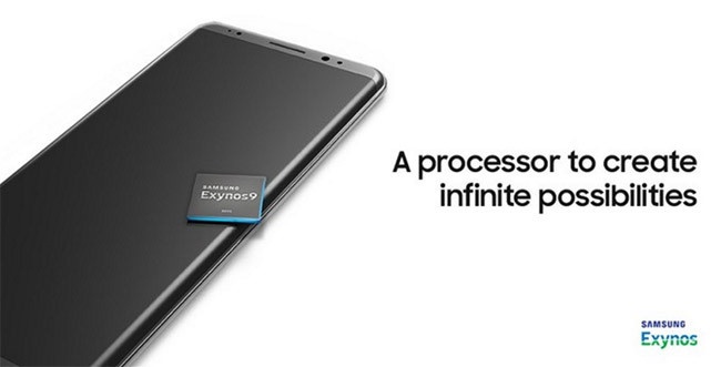 note 8 lo dien trong hinh anh quang cao chip exynos 9