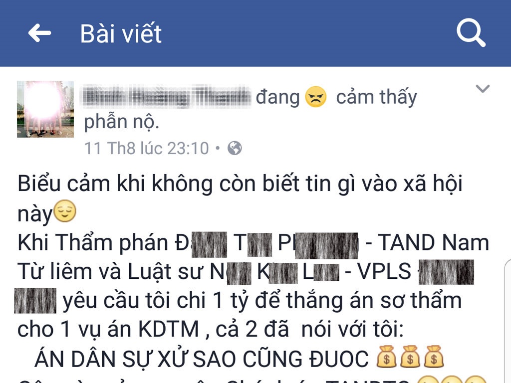 dieu tra thong tin chay an tien ti