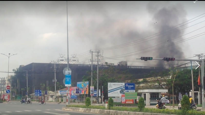 Công ty may ở Cần Thơ lại bốc cháy