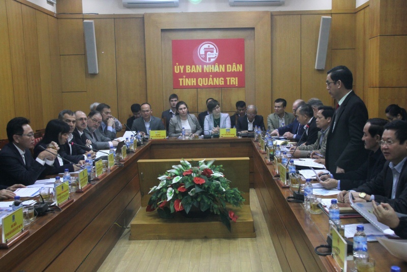 Petrovietnam làm việc với Gazprom và tỉnh Quảng Trị về mỏ khí Báo Vàng petrovietnam lam viec voi gazprom va tinh quang tri ve mo khi bao vang