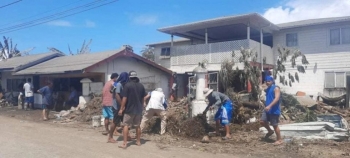 Những hình ảnh đầu tiên của quốc đảo Tonga sau vụ núi lửa dưới đáy biển phun trào