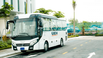 Trường đại học ở TP Hồ Chí Minh triển khai dịch vụ xe bus cho sinh viên và viên chức
