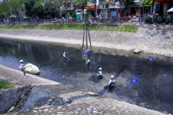 Sở Xây dựng Hà Nội và doanh nghiệp cùng lên tiếng về xử lý nước sông Tô Lịch