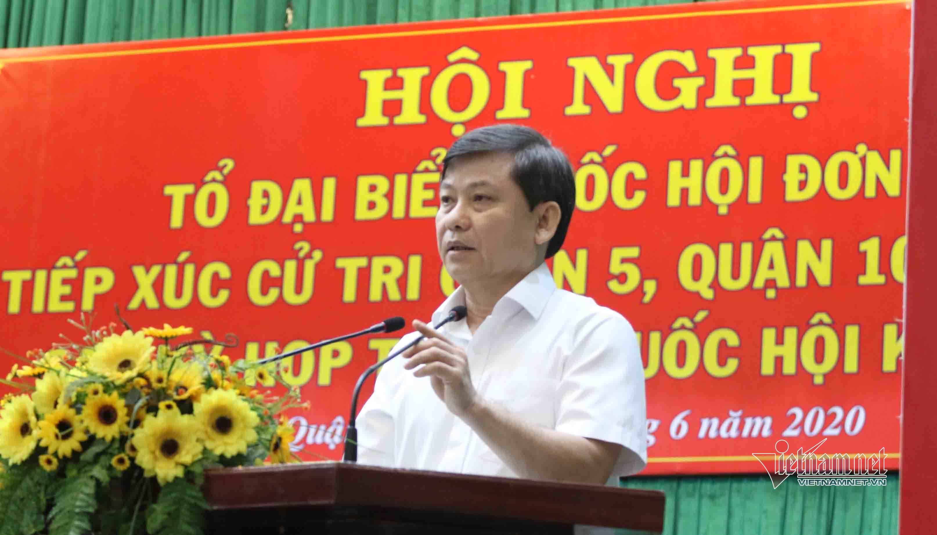 vien truong le minh tri lai tra loi cu tri sau nhieu dien tien moi vu ho duy hai