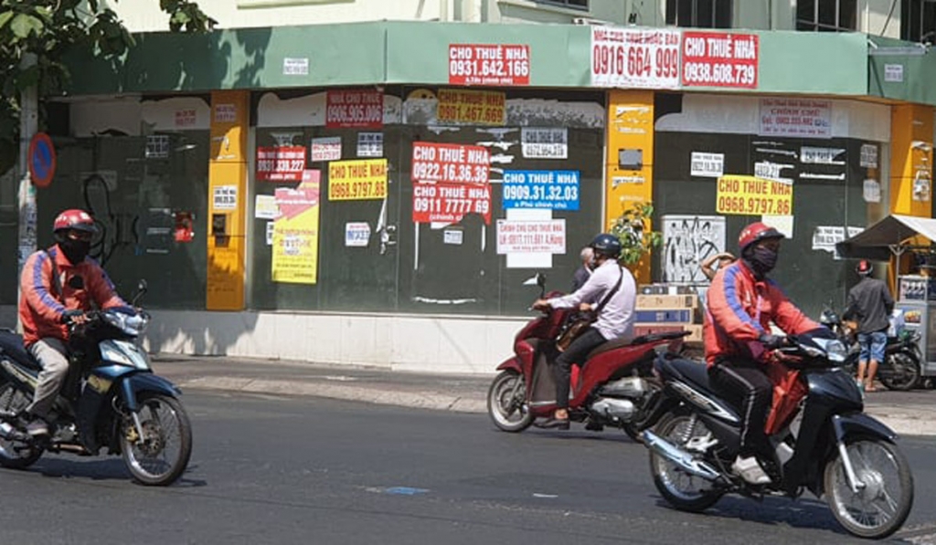 Bất động sản cho thuê "đóng băng"