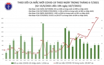 Thêm 463 ca COVID-19