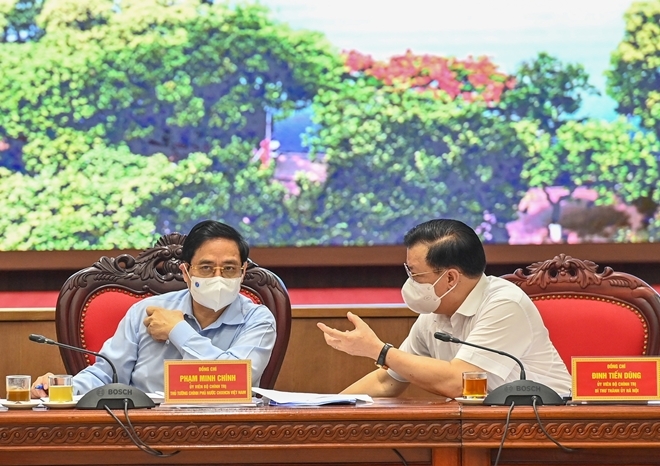 Thủ tướng Chính phủ: Ưu tiên số 1 của Hà Nội là phòng, chống dịch COVID-19